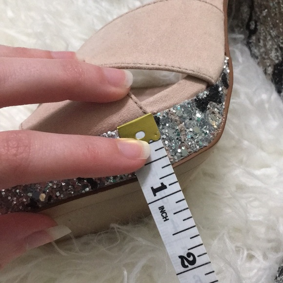 Mix No. 6 Chunky Heel Platform Suede Heel Sandals - Picture 4 of 7